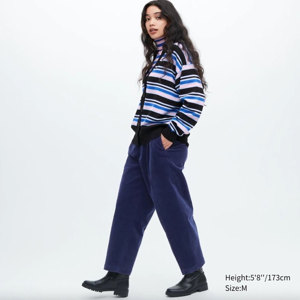 Uniqlo X MARNI Corduroy Wide-fit Pleated Trouser Pants